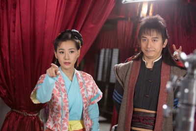 网络剧《金牌红娘2》北京郊区探班现场