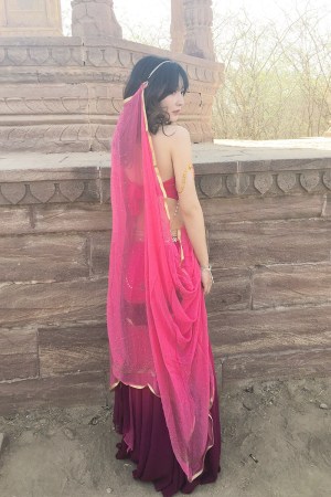 柳岩曝海量《大闹天竺》片场照