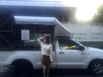 赵慧仙晒泰国私服街拍