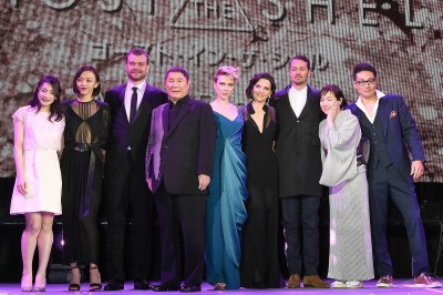 斯嘉丽约翰逊亮相《攻壳机动队》东京首映