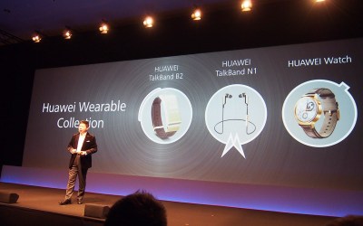 MWC2015展前 华为发布三款智能穿戴产品