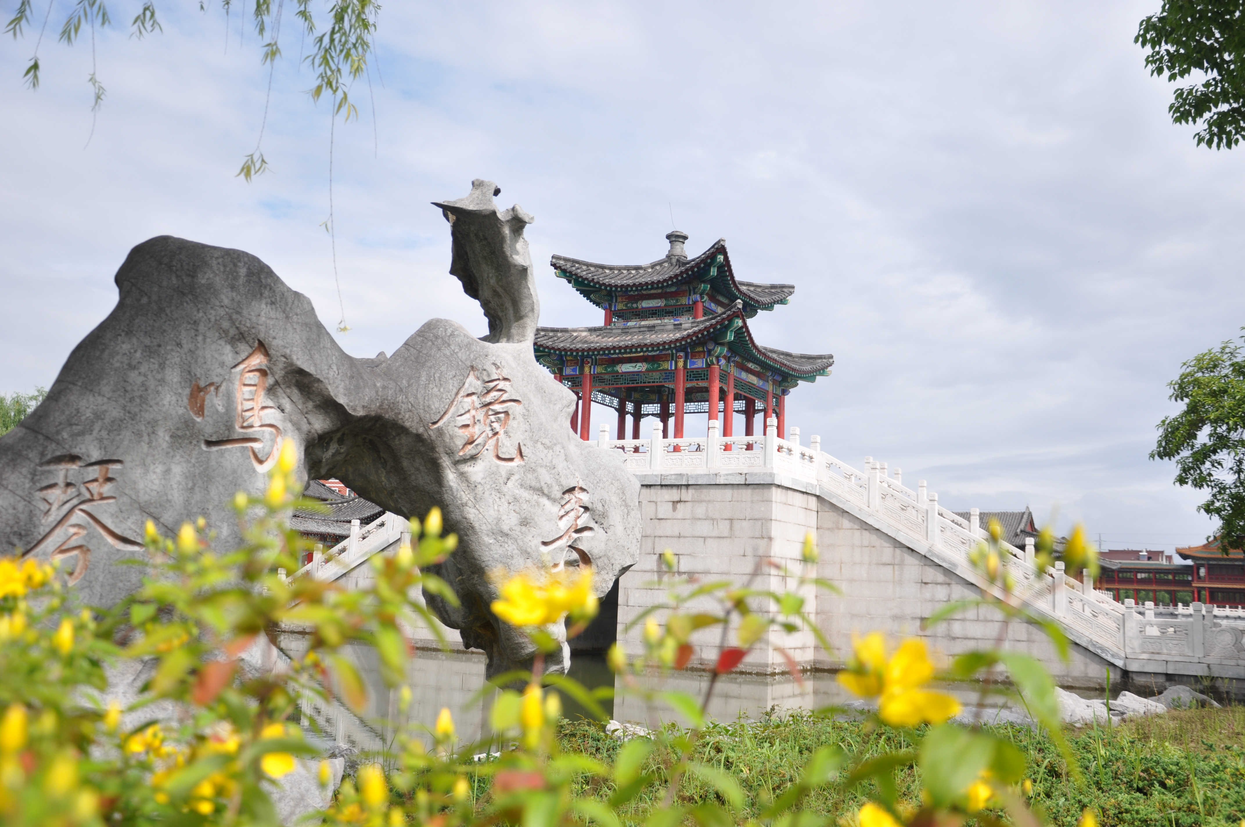 横店马拉松赛道沿途风景如画第17张