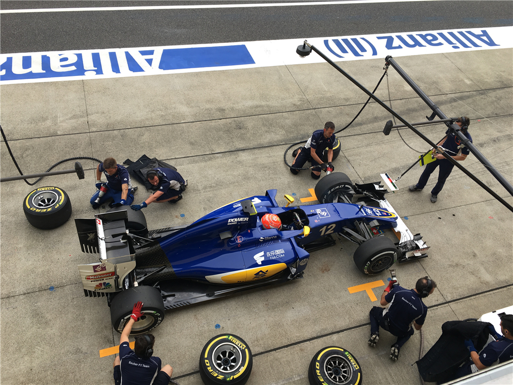 F1日本站打响 铃鹿赛道练习赛索伯车队谍照第10张