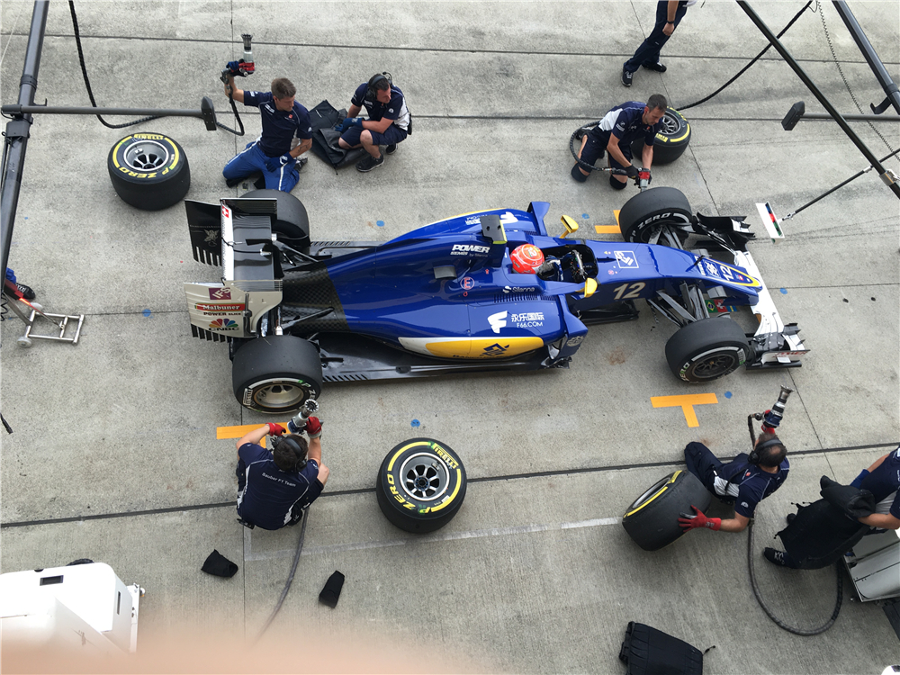 F1日本站打响 铃鹿赛道练习赛索伯车队谍照第2张