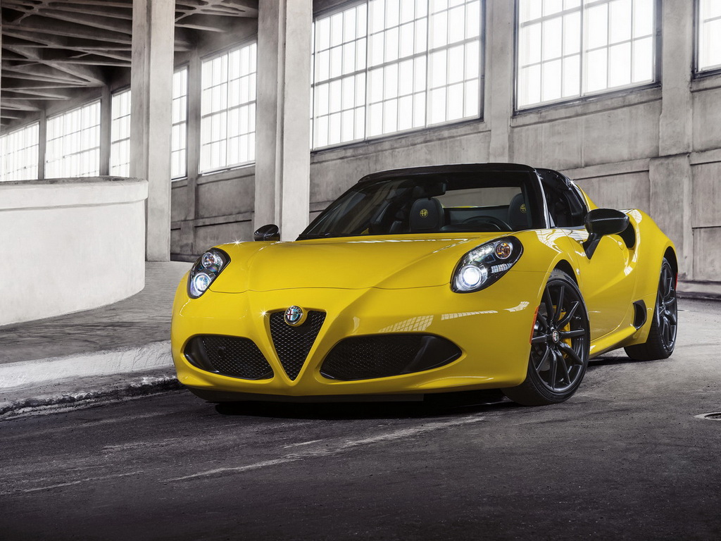 2015款阿尔法罗米欧4c spider 美国特别版官图