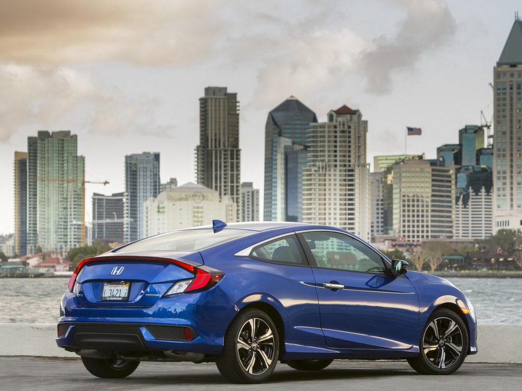 2016款honda civic coupe官方图