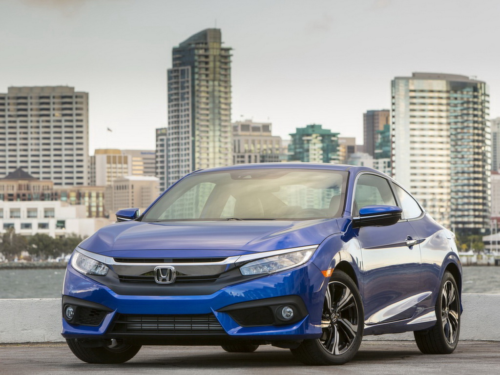 2016款honda civic coupe官方图