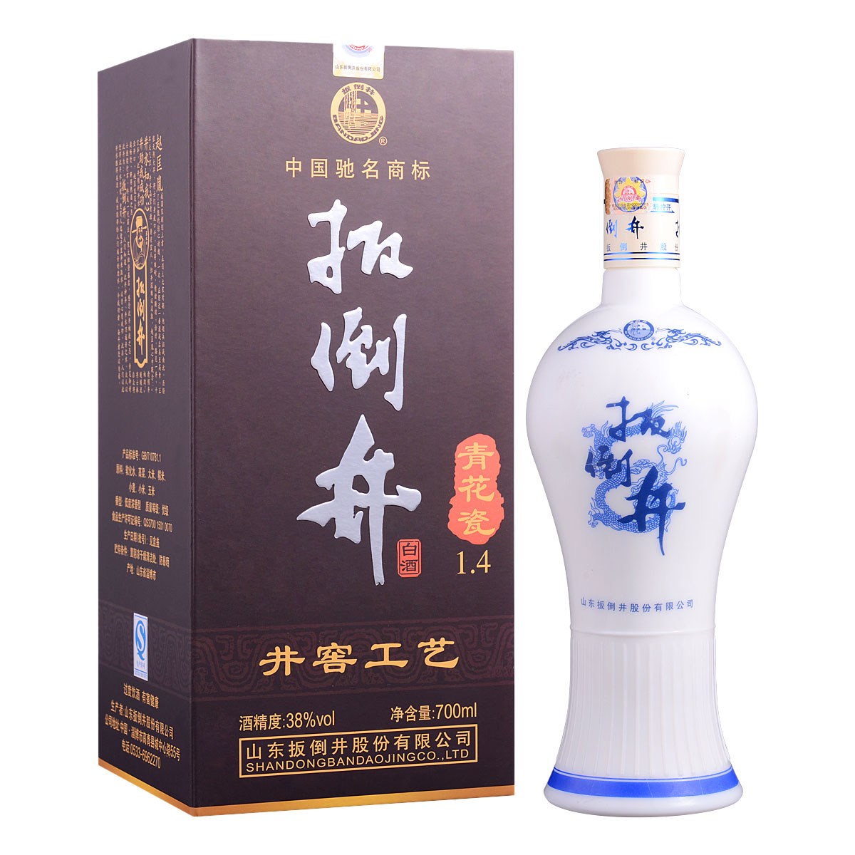 扳倒井38度700毫升青花瓷